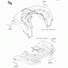 Brute Force 750 4x4i (KVF750-LEF) Отражатели