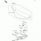KFX450R (KSF450-BEF) Сидение