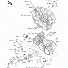 Brute Force 750 4x4i (KVF750-LEF) Масляный насос  /  масляный фильтр