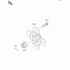 Brute Force 750 4x4i (KVF750-LEF) Задняя ступица колеса