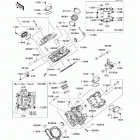 Brute Force 750 4x4i (KVF750-LEF) Cylinder head(vf750de095937-)