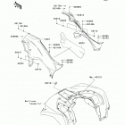 Brute Force 750 4x4i EPS (KVF750-HEF) Боковые обтекатели