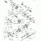 Brute Force 750 4x4i (KVF750-LEF) Карданный вал - задний