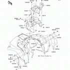 Brute Force 750 4x4i (KVF750-LEF) Flap