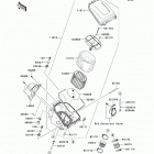 Brute Force 750 4x4i (KVF750-LEF) Воздухозаборник