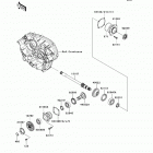 Brute Force 750 4x4i (KVF750-LEF) Передняя коническая зубчатая передача