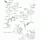 Brute Force 750 4x4i EPS (KVF750-HEF) Багажник-кузов