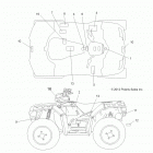 A13ZN55TA SPORTSMAN XP 550 HD Наклейки