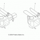 A16SHS57CM SPORTSMAN 570 SP EPS, TRACTOR Body, hitches