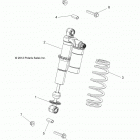 SPORTSMAN XP EPS 850/HO - A14ZN8EAB/C/M/P/S Suspension, shock, front, mounting
