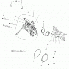 A16SVE95AA/AM SCRAMBLER XP 1000 Корпус дросселя