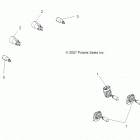 A16SXE85AS/AM/AB/A85A1/A2/A9 SPORTSMAN 850 SP Лампа фары