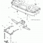 A13ZN8EAD/K/L/T SPORTSMAN XP 850 HO EPS Body, front rack and supports