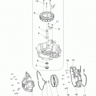 SPORTSMAN TOURING 570 EFI - A14DH57AA/AJ Engine, stator cover and flywheel