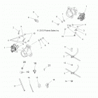 SPORTSMAN 570 FOREST - A14MH57FA/FJ Brakes, rear brake lines