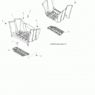 SPORTSMAN 550 EPS/XP EPS - A14ZN5EAB/C/M/S Body, footwells