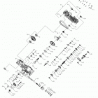 SPORTSMAN TOURING 570 EFI - A14DH57AA/AJ Картер КПП