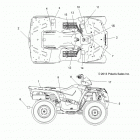 SPORTSMAN 570 EFI EPS - A14MH5EAA/EAC/EAJ Наклейки