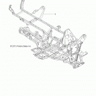 SPORTSMAN 570 FOREST - A14MH57FA/FJ Рама