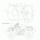 A13ZN8EAD/K/L/T SPORTSMAN XP 850 HO EPS Наклейки