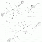 SPORTSMAN X2 550 EPS - A14TN5EAA/EAD Тормозные шланги
