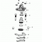 A16SUC57C1 SPORTSMAN 570 EPS UTE QUAD Brakes, brake caliper, rear