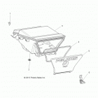 A17SDA57A1/L2/E57A2 SPORTSMAN TOURING 570 EFI/EPS Body, storage box, rear