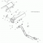 A13ZN8EAD/K/L/T SPORTSMAN XP 850 HO EPS Глушитель