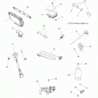 SPORTSMAN TOURING 850 INTL - A14DN8EFQ Electrical, switches, sensors, ecu and control modules