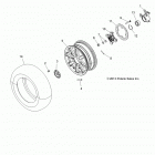 A16SVE95NM/AN2 SCRAMBLER 1000 MD Wheels, front and hub