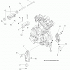 SPORTSMAN TOURING 570 EFI - A14DH57AA/AJ Крепление двигателя