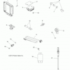 A13ZN5EFF SPORTSMAN FOREST 550 Electrical, switches, sensors, ecu and control modules