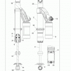 A16SVE95AA/AM SCRAMBLER XP 1000 Suspension, shock, rear