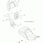 SPORTSMAN TOURING 570 EFI - A14DH57AA/AJ Сидение