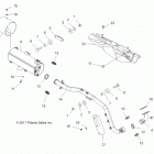 A13MN50ET/EX SPORTSMAN FOREST TRACTOR 500 Глушитель