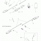 A15SVA85FD SCRAMBLER 850 EU Electrical, turn signals, lp bracket, mirrors and horn