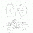 SPORTSMAN 550 EPS/XP EPS - A14ZN5EAB/C/M/S Наклейки