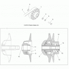 A13MB46TH HAWKEYE 400 HO 2X4 HD Вторичная муфта сцепления