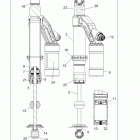 A16SYE95AK/AP SPORTSMAN TOURING 1000 Suspension, shock, rear