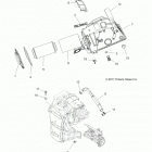 A13ZN8EFK/EFN SPORTSMAN FOREST 850 Engine, air intake