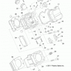 A13MB46TH HAWKEYE 400 HO 2X4 HD Цилиндр двигателя