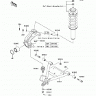 Mule 610 4x4 (KAF400-A8F) Подвеска