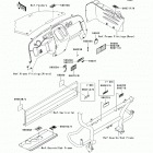 Mule 600 (KAF400-B8F) Наклейки предупреждения