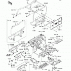 Mule 610 4x4 XC (KAF400-DAF) Защитные дуги  / рама кабины