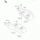 Mule 610 4x4 (KAF400-A8F) Заднее крыло