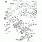 Mule 600 (KAF400-B8F) Защитные дуги  / рама кабины
