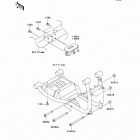 Mule 4000 (KAF620-P9F) Крепление двигателя
