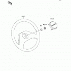 Mule 610 4x4 (KAF400-A8F) Рулевое колесо