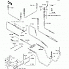 Mule 610 4x4 (KAF400-A8F) Тросы управления