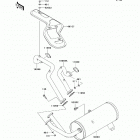 Mule 4010 Trans4x4 (KAF620-RAF) Глушитель